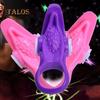 Tongue Silicone Ejaculation Delay Cock Lock Vibration Penis Ring Men Sex Toy Sex Toys For Adult