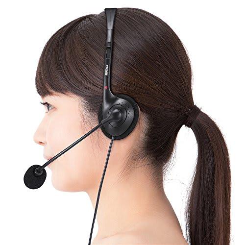 Buffalo BUFFALO single ear headband headset USB connection