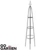 Garden pergola metal tower rose flowers metal garden