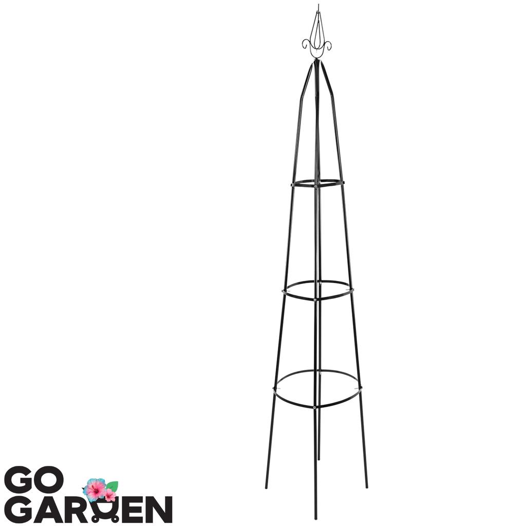 Garden pergola metal tower rose flowers metal garden