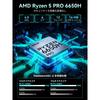 GMKtec Mini PC AMD Ryzen 5 PRO 6650H – DDR5 16GB + 512GB SSD (Expandable to 16TB) – Win11 Pro – M8 – White