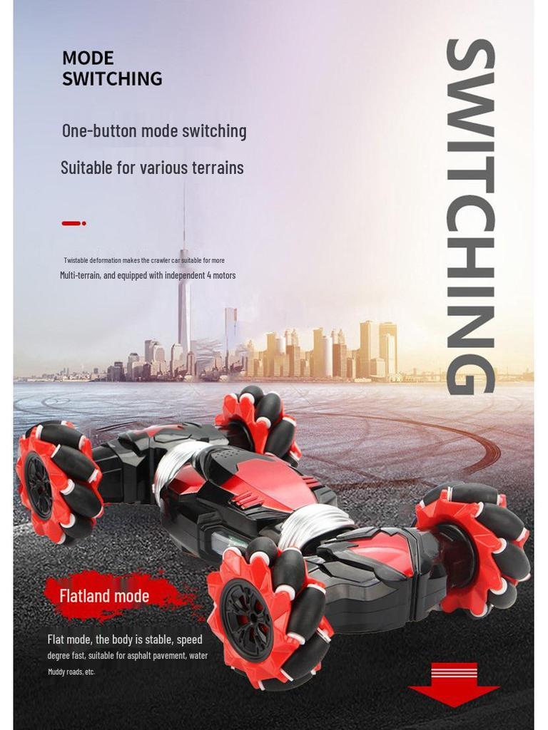 Gesture Sensing Stunt Twist RC Car: Off-road Climbing Remote Control Toy