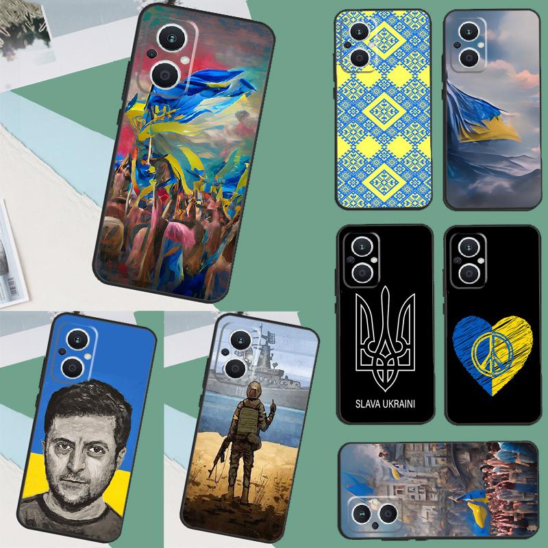 Ukraine Flag Case For OPPO Reno 13 13F 12 11 F 8T 7 8 10 Pro OPPO Find X8 X6 X3 Pro X5 Lite Cover Funda