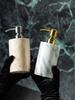 Marble Ceramic Lotion Bottle Bathroom Vanity Portable Soap Dispenser Aromatherapy Bottle Cotton Swab Box Bathroom Accessories