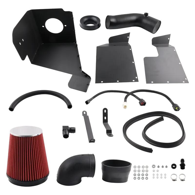 Hochdurchfluss-Kaltluftansaugrohr-Kit Filter Hitzeschild Aluminiumlegierung Für 2009-2018 Dodge Ram 1500 5.7L V8 Motor