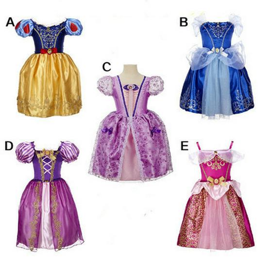 Vestito Estivo da Bambina Principessa Frozen - Costume Formale & per Esibizioni