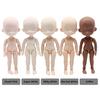 niannyyhouse DOD Body, 13cm Movable Figure Body, Compatible with GSC and 1/12 BJD Doll Heads (Super White+B)