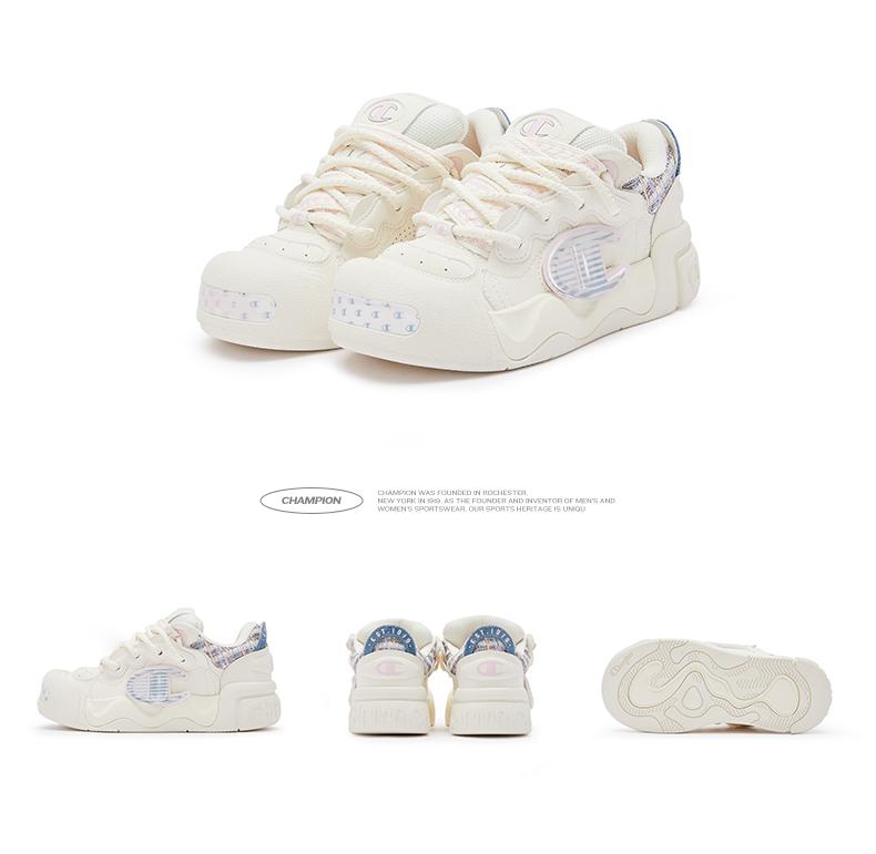 Champion color blocking low top sneakers for sports and casual wear