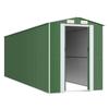 3147432 vidaXL Abri de jardin Vert 192x606x223 cm Acier galvanisé