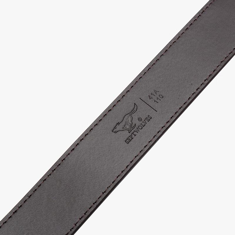 SEPTWOLVES Men's Casual Pin Buckle Leather Belt