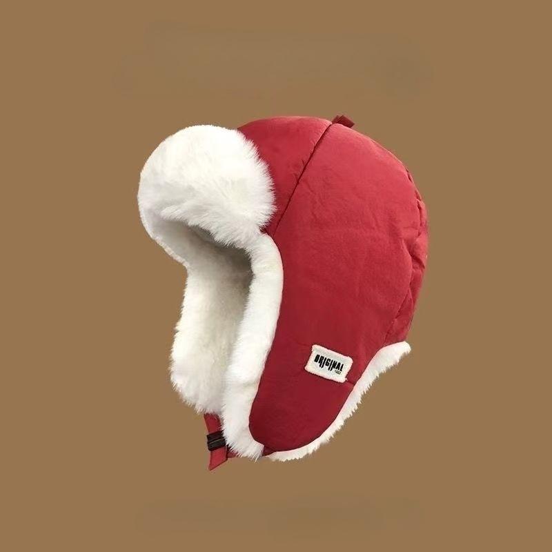 Winter Lei Feng Stil Hut | Unisex, Fleecegefüttert und Verdickt, Acryl, zum Radfahren, für Wärme, Gehörschutz und Skifahren