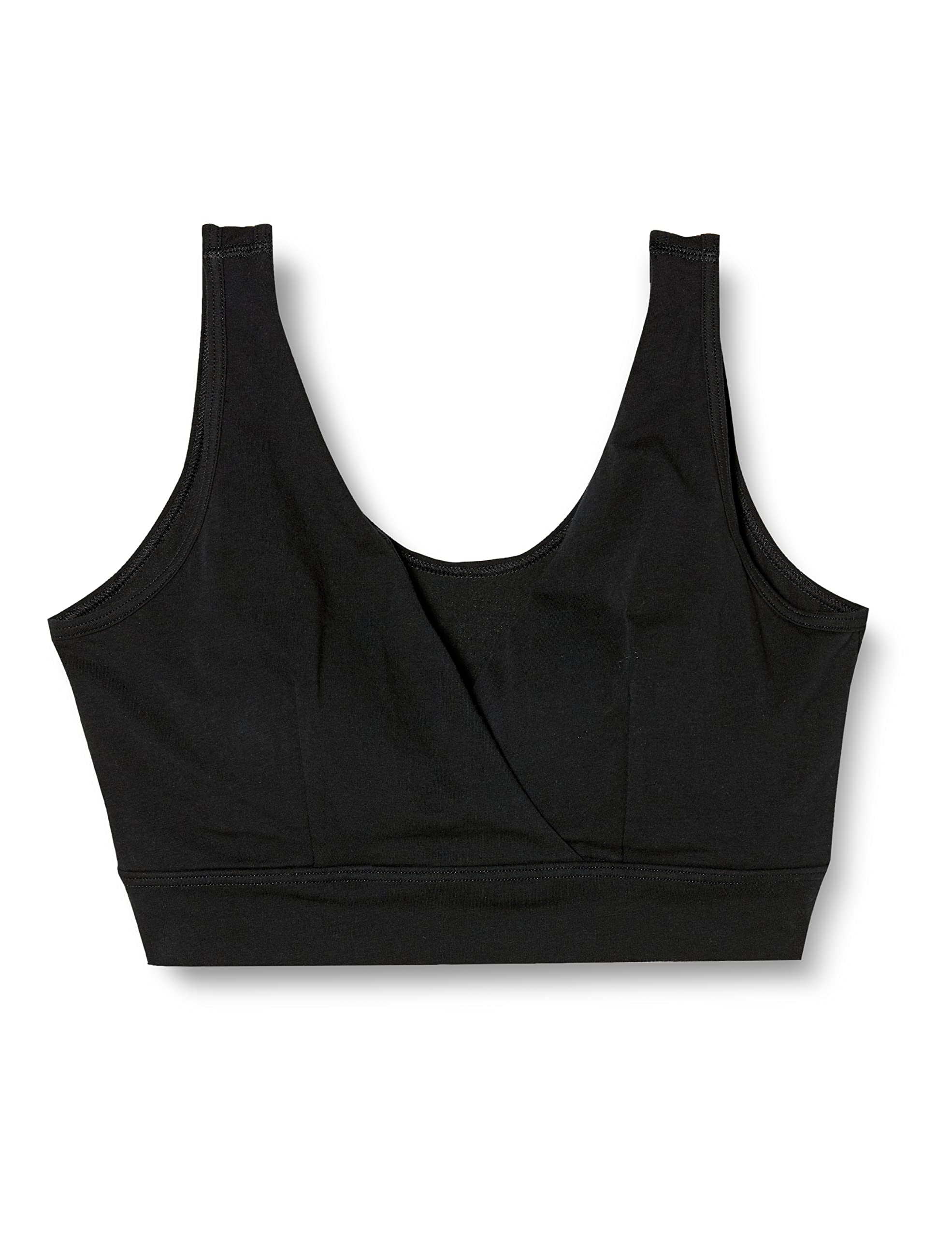 

Padded Bra in Bust and Tono Swaddle Bra Maternity Bra Cache Cool Type Wireless Nursing Bra [Ante Sucre] [Made Japan] Women s чорний