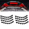 8pcs Universal Car Bumper Guard Anti-Scratch Kit Scrape Protector Skid Plate Car Front Lip Anti-collision Strip For Cars Trucks