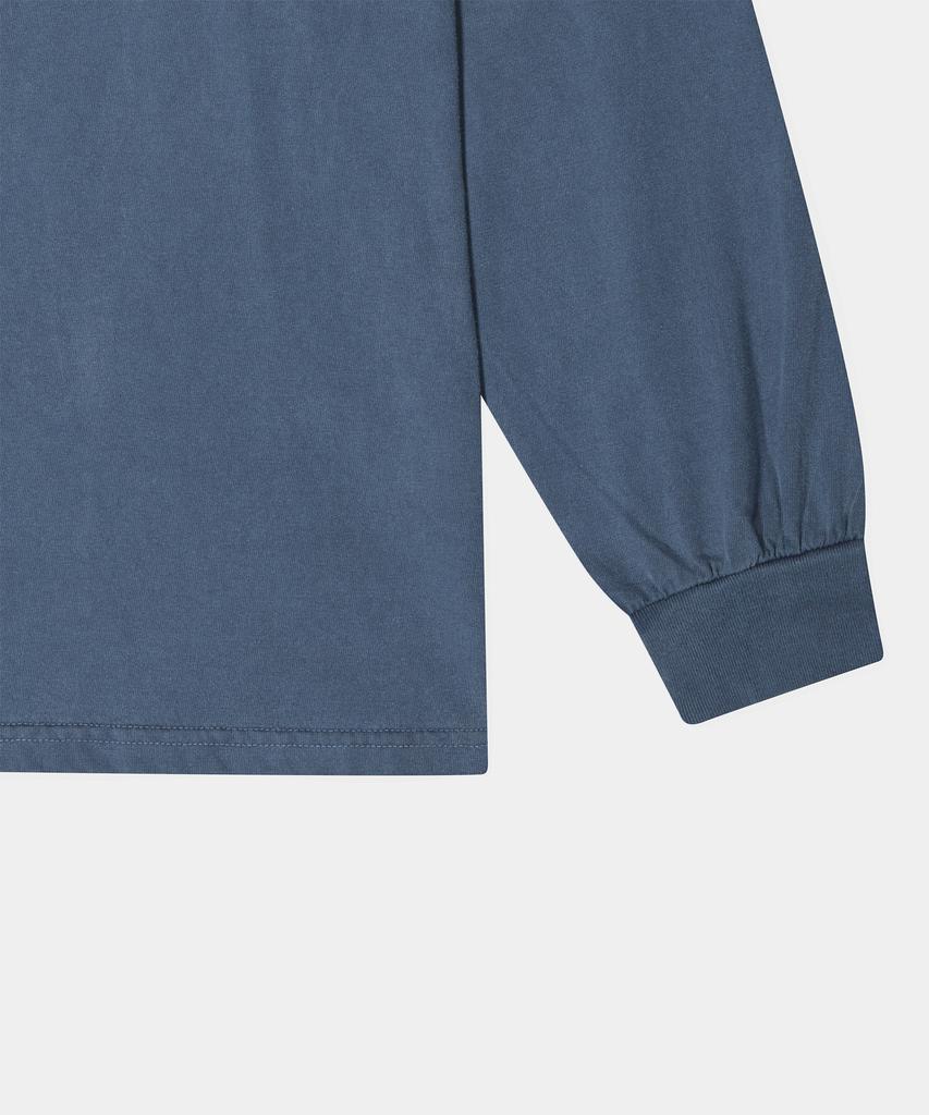 Lambeulla Pigment Washed Oversized Long Sleeve [Navy]