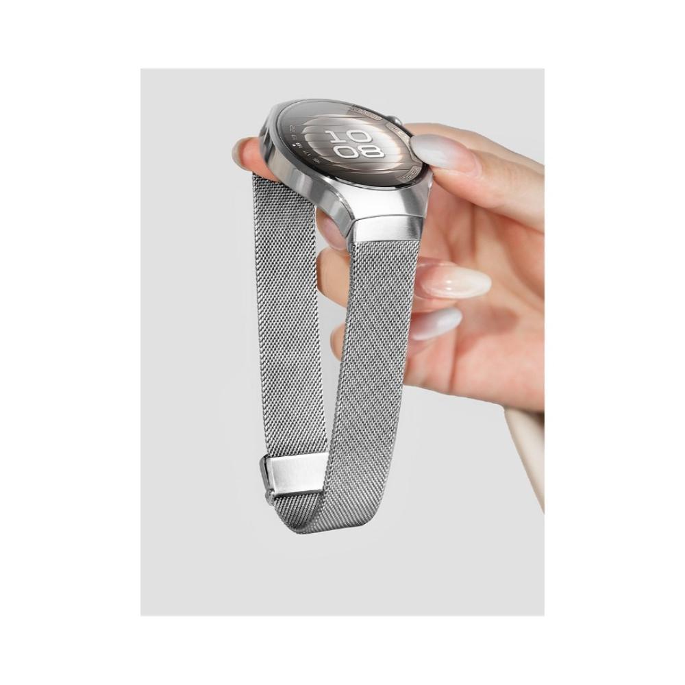 Quick Release Button Interface Luxury Stainless Steel WristbandDragon Scale Metal Watch Band for Huawei Watch 5 42mm
