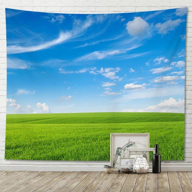 Гобелен с пейзажами голубого неба — фото 10