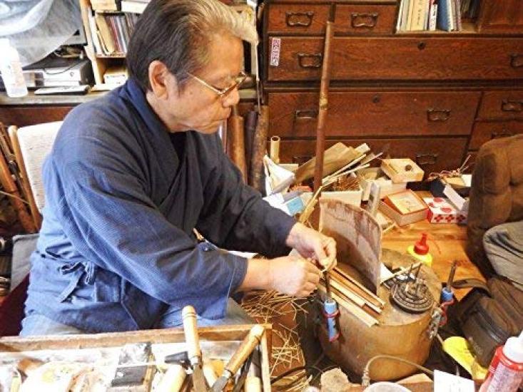 master the highest quality husband and wife real soot carefully made by Hidefumi Fujisawa engraved Awa's craftsmanship, chopsticks, chopsticks,