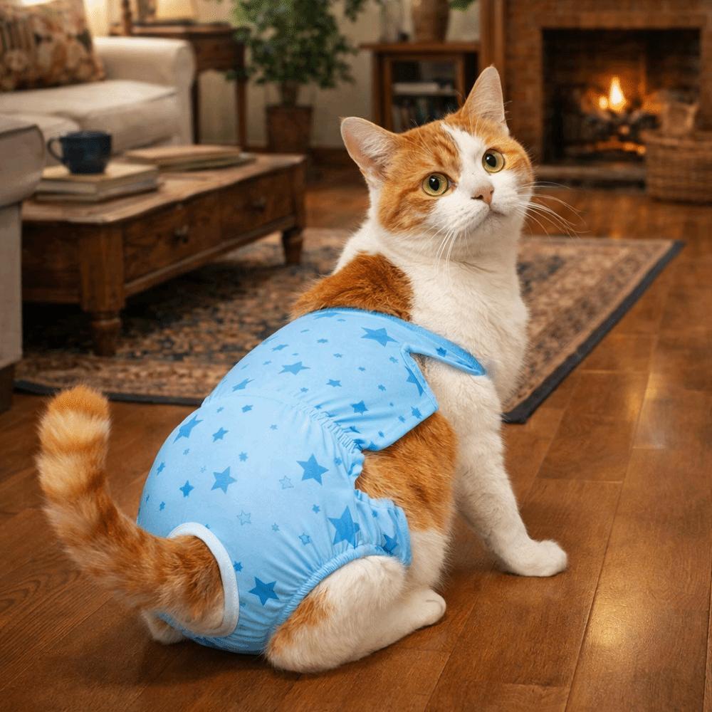 Adjustable Pet Sanitary Pants Breathable Dog Diaper Dog Pajamas Pet Physiological Pants  Large Dogs