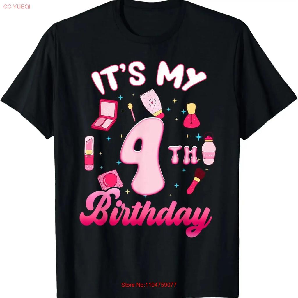 Its My 4th Birthday Spa Makeup Party 4 Years Old T Shirt vintage Washed designer clothes Breathable Casual graphic Soft