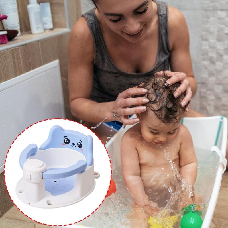Easy To Remove Bathtub Seats Infant Bathtub Seat Baby Bath Seat for Sit-Up Bathing Provides Backrest Support for Baby