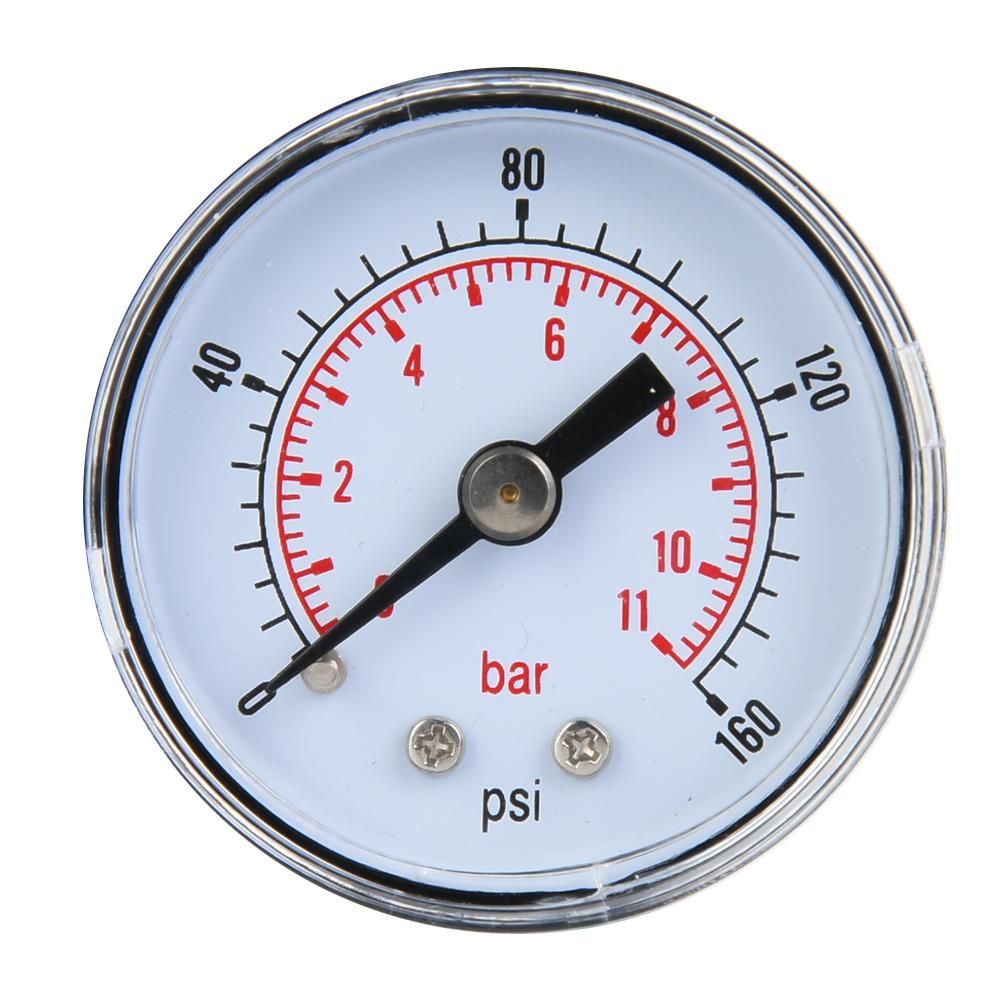 Mechanical Pressure Gauge for   Oil Water 1Celsius8inch BSPT Back Connection (0-15psi 0-1bar)