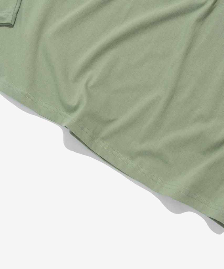 Relaxed Fit Inner Hoodie (Light Green)