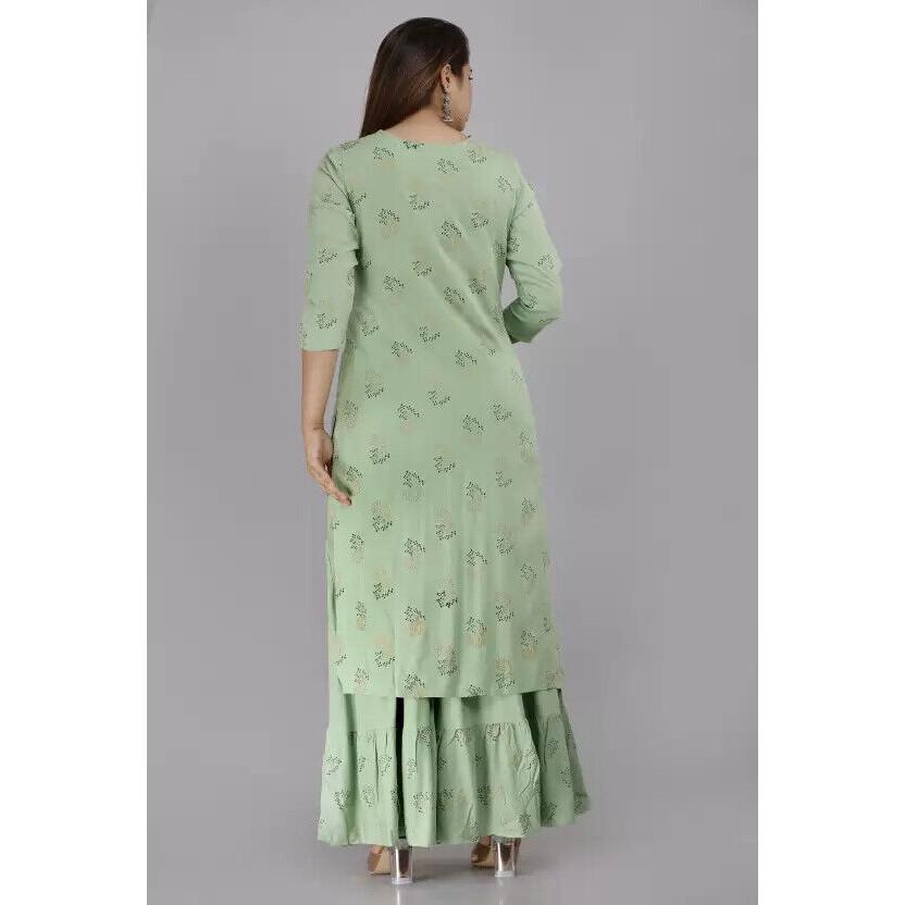 Beautiful Designer Kurti Skirt Set Bollywood Anarkali Kurta Salwar Kameez Dress VF-102SD