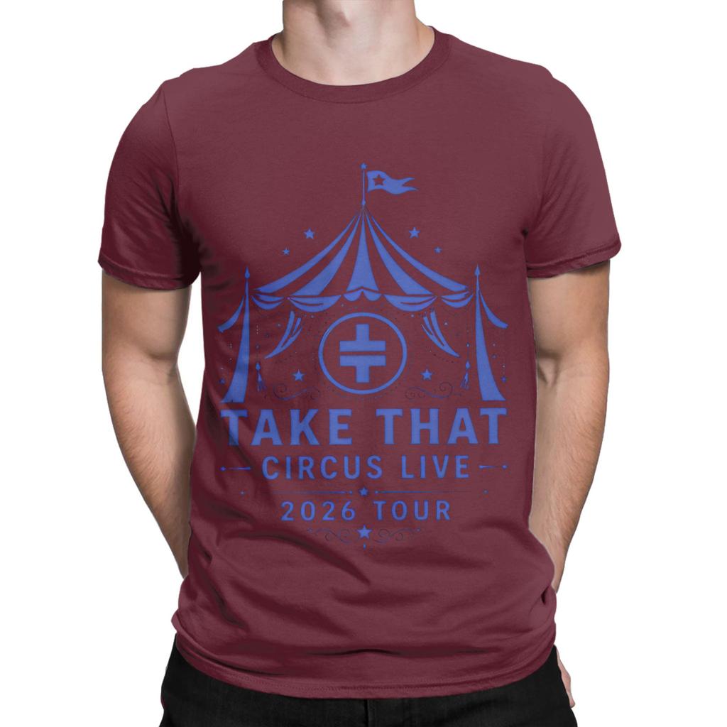 Unisex Unisex Printed Take That The Circus Live Tour 2026 T Shirt Tee 100 Cotton Tshirts Clothing