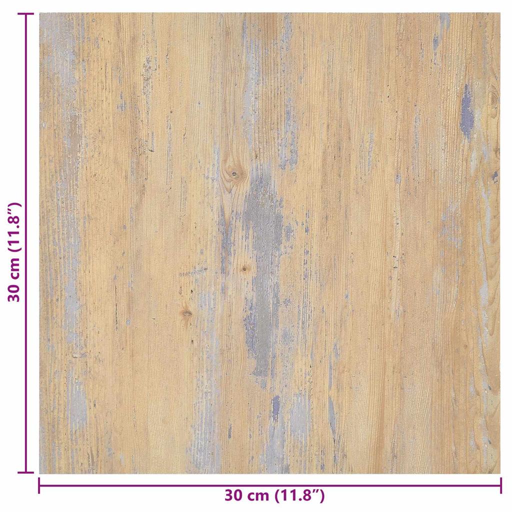 Self Adhesive Floor Tiles 30.5 X 30.5 Cm 20 Pcs PVC