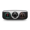 Car Compass Ornaments Decoration 3 In 1 Guide Ball Compass Hygrometer Thermometer For Auto Boat Vehicles Interior Accessories