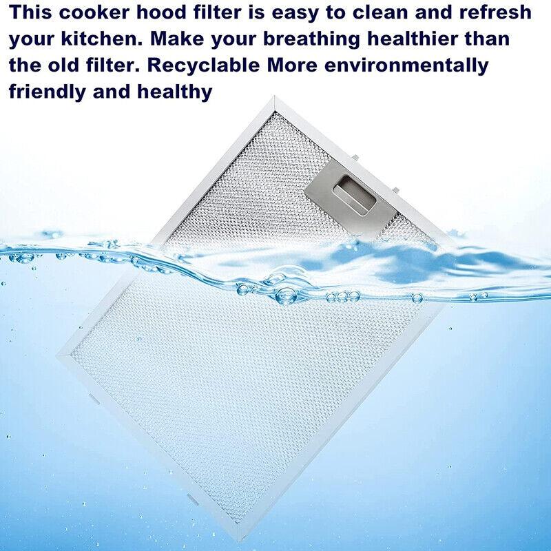 2ks univerzální filtry odsavače par Kovová síťovina odsavač ventilační filtr 320x260 mm