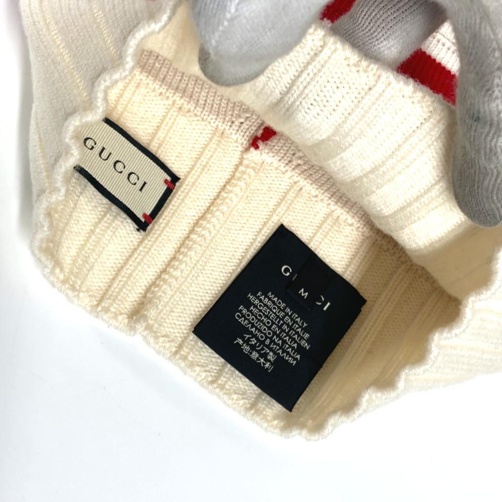 GUCCI logo neck warmer Accessories Scarf wool Red/White