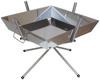 Fujimi Sangyo Field To Summit Fire Star Grill L OFBFSL Barbecue Fire Storage Stainless Carry Bag Easy To Fire Storage Storage Fire Main W49 X D49 X -