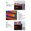 Expanding File Folder 24 Pockets Large Capacity Expanding Document Organizer with Colorful Tabs for Office School