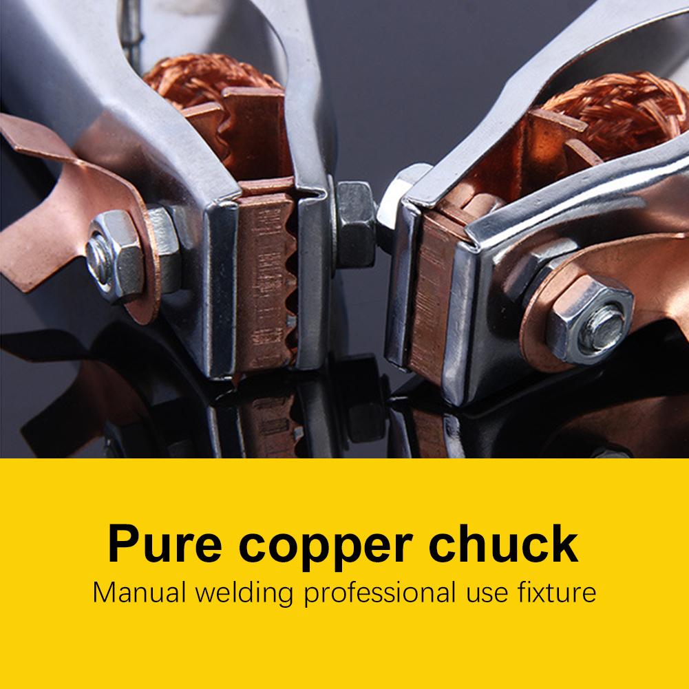 300A Earth Ground Cable Clip Clamp Welding 175mm Manual Welder Electrode Holder