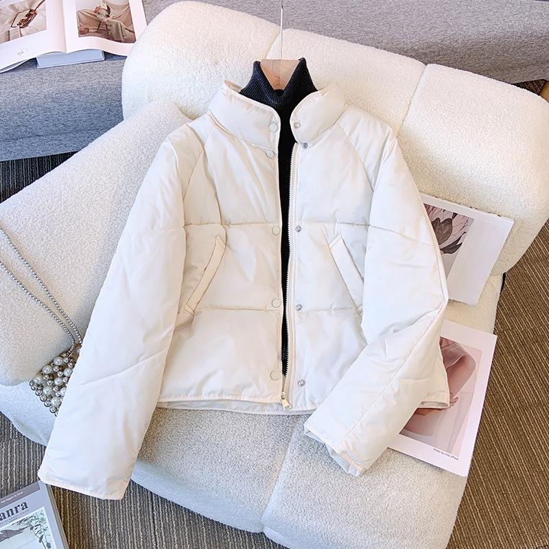 Down Cotton Coat for Women Small Short Style Winter New Winter Cotton Coat Jacket Warm Loose Cotton Jacket