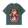 Koszulki 275 GSM Płukane 100% Bawełna Sailor Moon V10 Nadruk Usagi Unisex Ciężka Bawełniana Koszulka