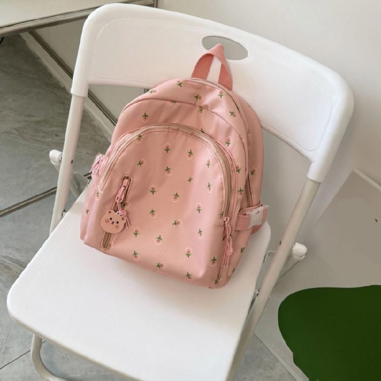Students School Backpack Flower Print Backpack Travel Rucksack Korean Styles Daypacks Girls Travel Backpack