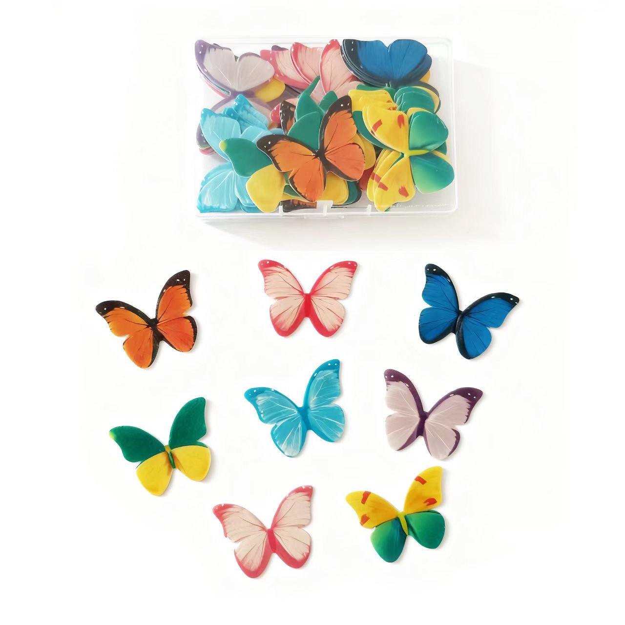 

Їстівна метелик-вафельна папір-прикраса для випічки тортів та сервірування готельної їжі