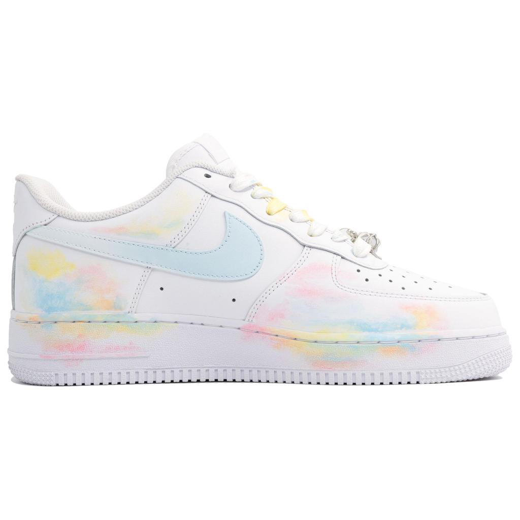 Nike Air Force 1 Kaleidoscope Monet Garden Box Slip Resistant Abrasion Resistant Low top Skateboard Shoes Unisex CW2288-111(Team113-S-BOX)