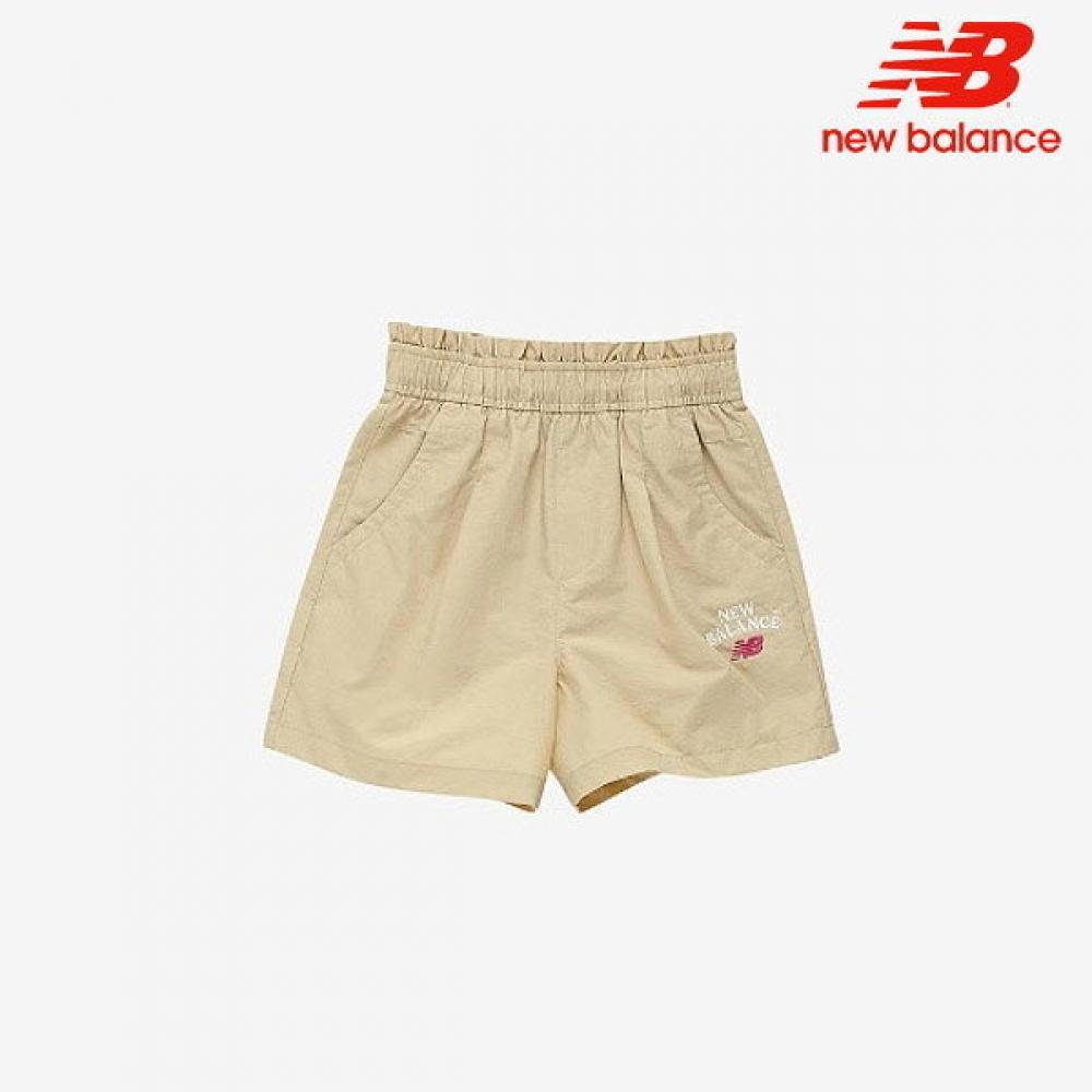 

New Balance Kids Girls Woven High Waist Shorts Nk9ve2801g 35 Shorts 110/size
