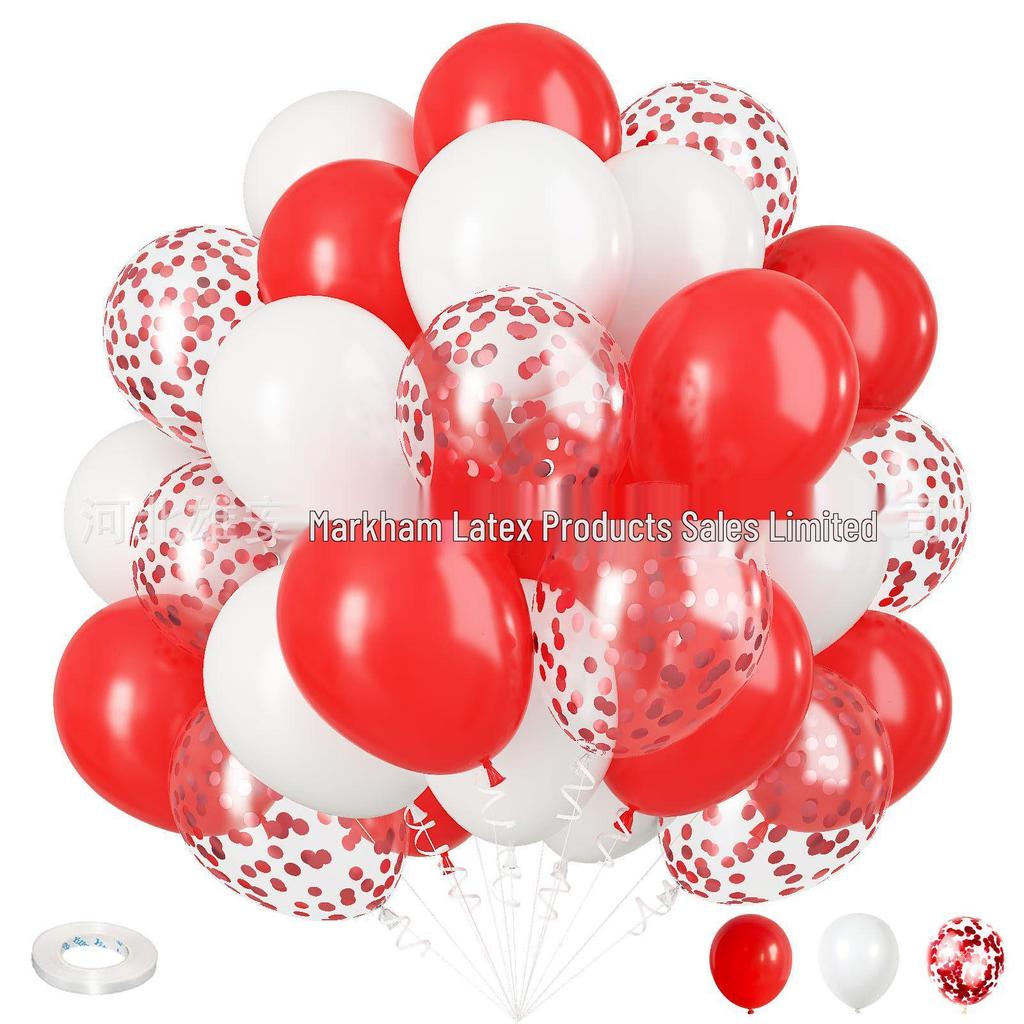 30-Piece Matte Balloon Set for Birthdays and Weddings, Vacuum-Packable