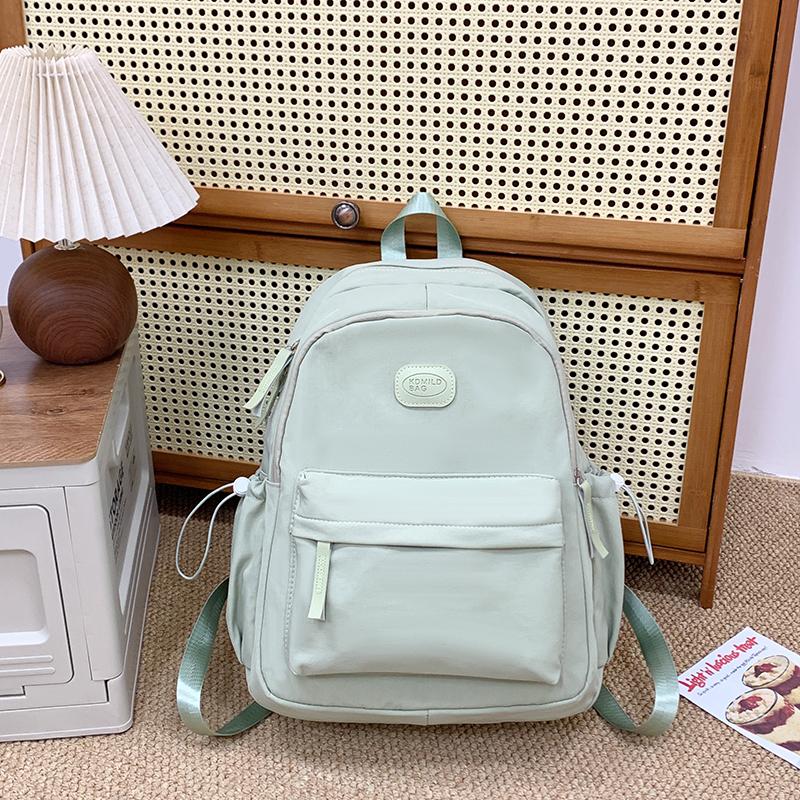 College Style Backpack Junior High School Student Schoolbag Women's Lightweight Travel Backpack