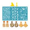 5pcs Earrings Silk Screen Stencils for Clay Reusable Silkscreen Print Clay Jewelry Making DIY Art Craft Supplies Easter