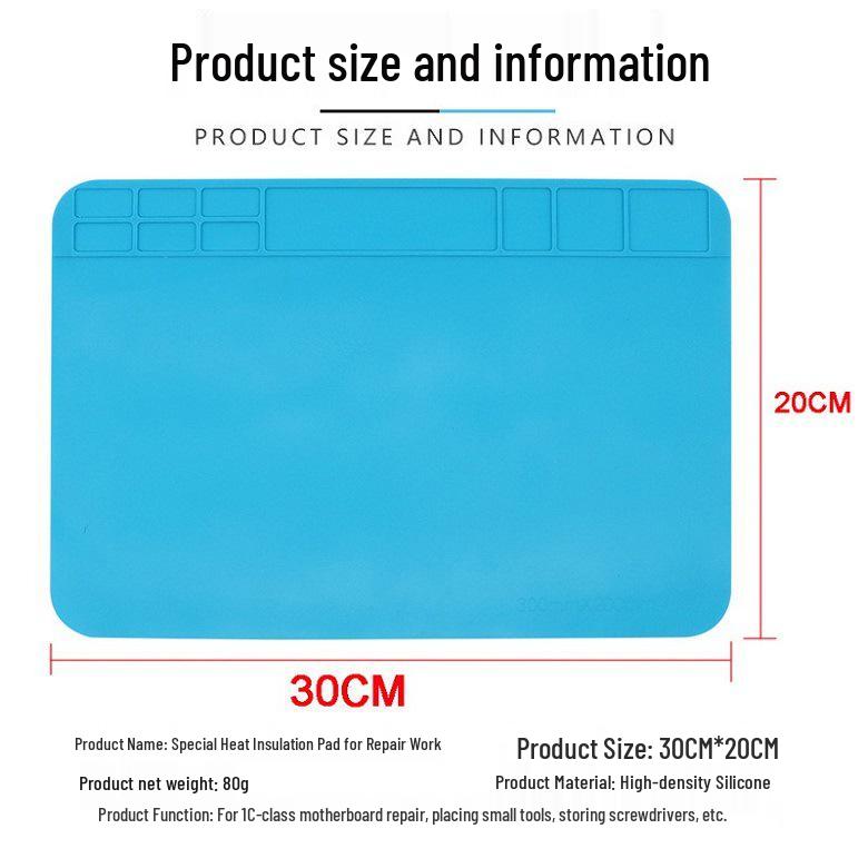 Silicone Heat-Resistant Repair Mat for Electronics and Mobile Phones