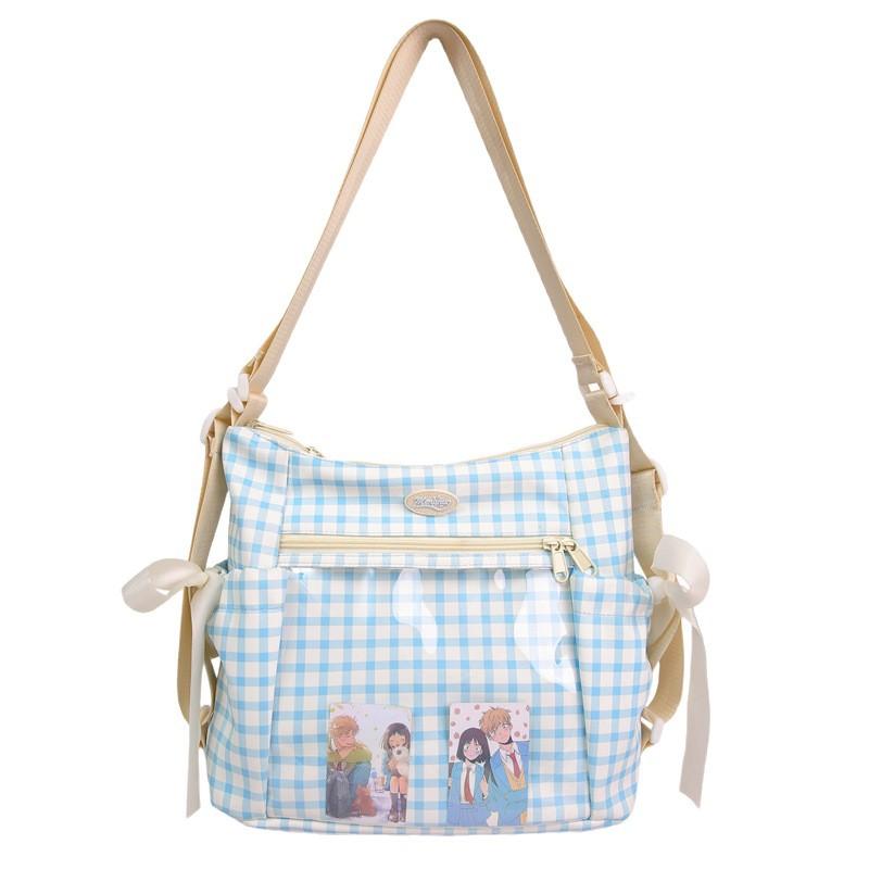 Large capacity Schoolbags Are Versatile Simple Transparent and Cute. The Basic Baby Bag Is Painful and The One Shoulder Crossbody Bag.