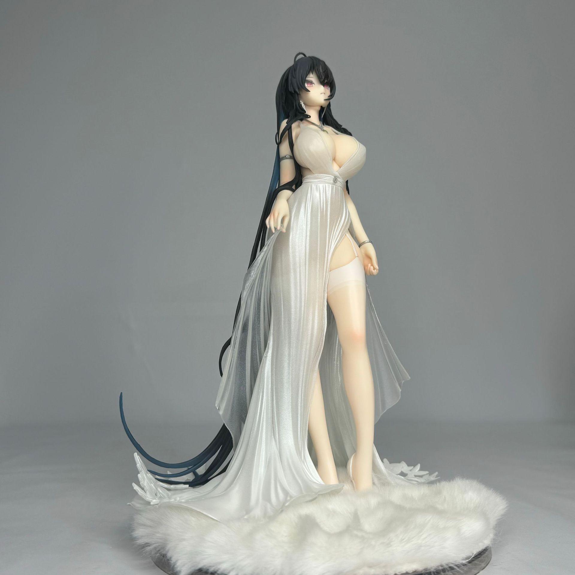 

High-Quality Blue Lane Dress Phoenix Wren Anime Girl Model Desktop Ornament