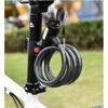 Portable Bicycle Lock With Steel Cable Chain Key Mount Mountain Bike Electric Scooter Anti-Theft Security