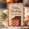 Portable Memory Keeper for Cash Christmas Gift Card Book, 7" x 5" Spiral Bound Merry Unique DIY Holiday Solution Booklet, Greeting Album, Personalized