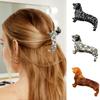 Stylish Acetate Dachshund Hair Clip Elegant Hairpin Fashion Accessory Costume Hairpiece For Women Girls